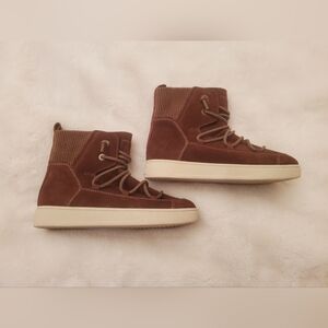 Cougar Briar Chestnut Leather Ankle Boots Size 8